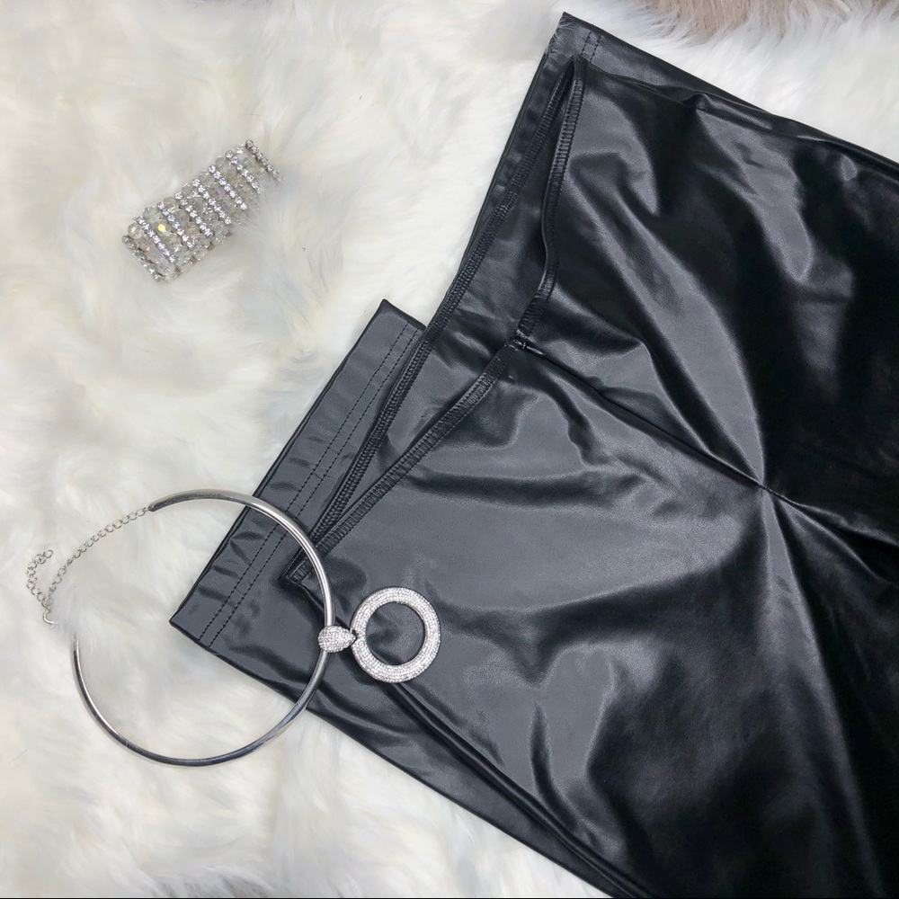 I.L.U faux leather pants